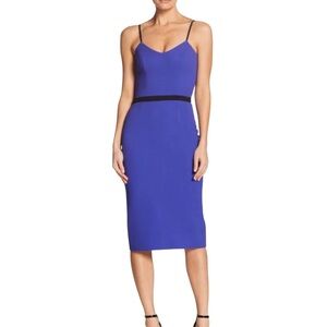 Dress the Population Emma Spaghetti Strap Bodycon Midi Dress